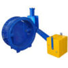 Emergency butterfly valves double eccentric type 'DOPEX'
