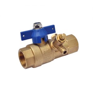 Ball valve with non-return function